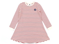 Wood Wood dress Aya off-white/red stripes